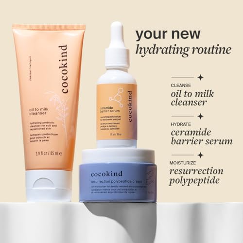 Cocokind - Limpiador facial de aceite a leche, limpiador basado en aceite y removedor de maquillaje a base de aceite - Aceite limpiador, leche limpiadora y limpiador cremoso para la cara
