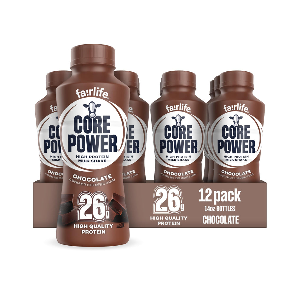 Core Power Protein Shake, Strawberry Banana, 26g Bottle, 14oz