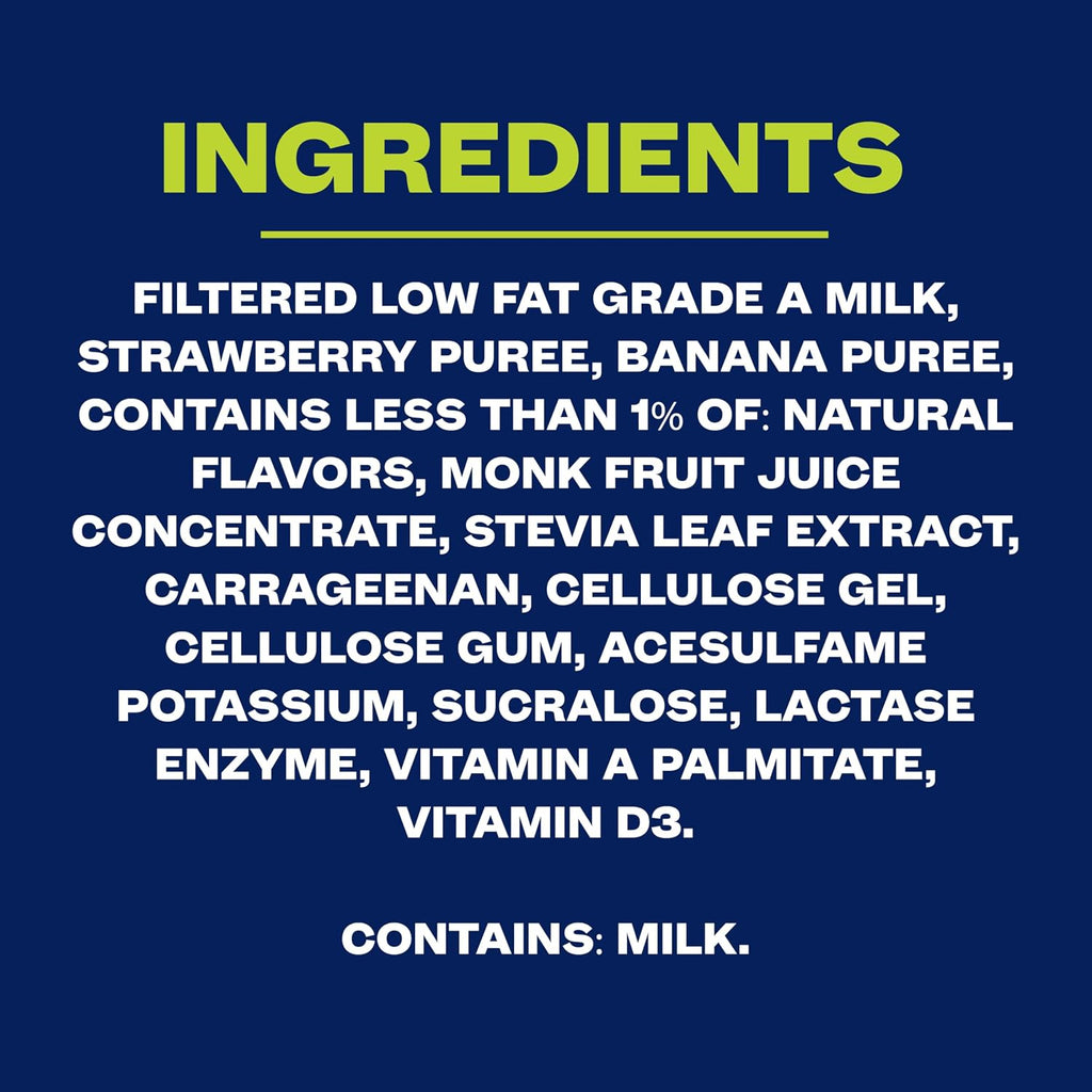 Core Power Protein Shake, Strawberry Banana, 26g Bottle, 14oz